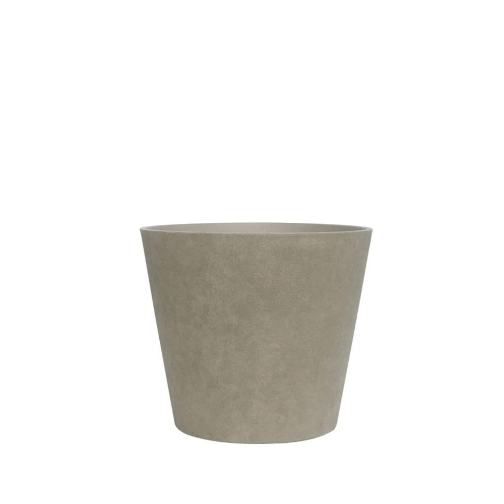 Hortus Lite - Aged Effect Plastic Planter -Vintage - Dia 30 x H27cm Dia30 - fibreglass stone-effect planter for indoor and outdoor use