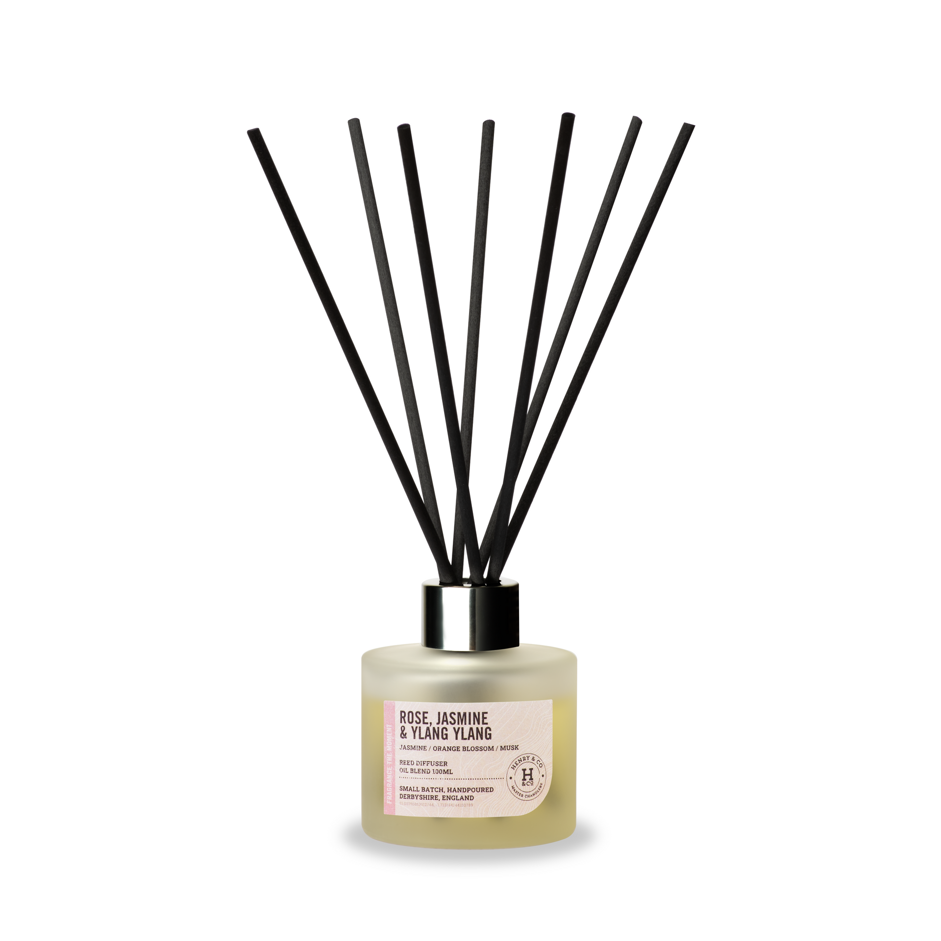 Henry & Co Rose, Jasmine & Ylang Ylang 100ml Reed Diffuser
