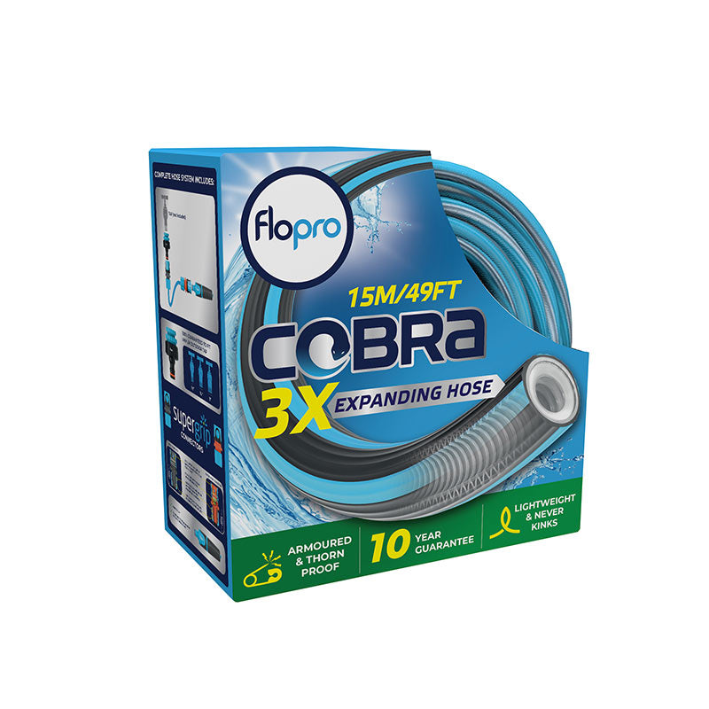 Flopro Cobra Expanding Hose Set 15m