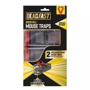 Deadfast Quick-Kill Mouse Traps twin pack