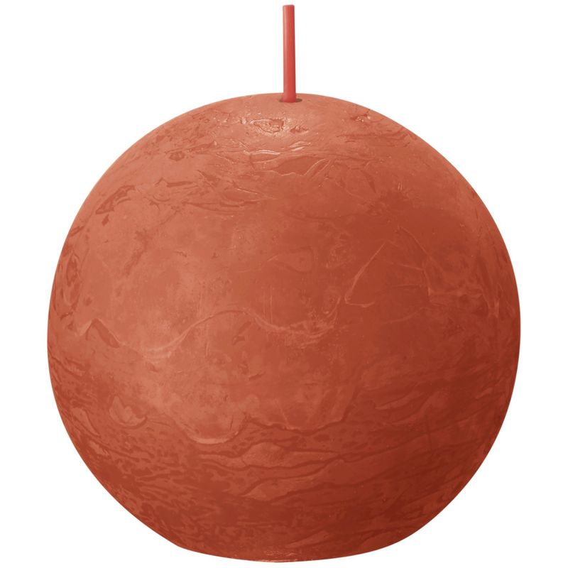 Bolsius Rustic Ball Candle 76mm Earthy Orange