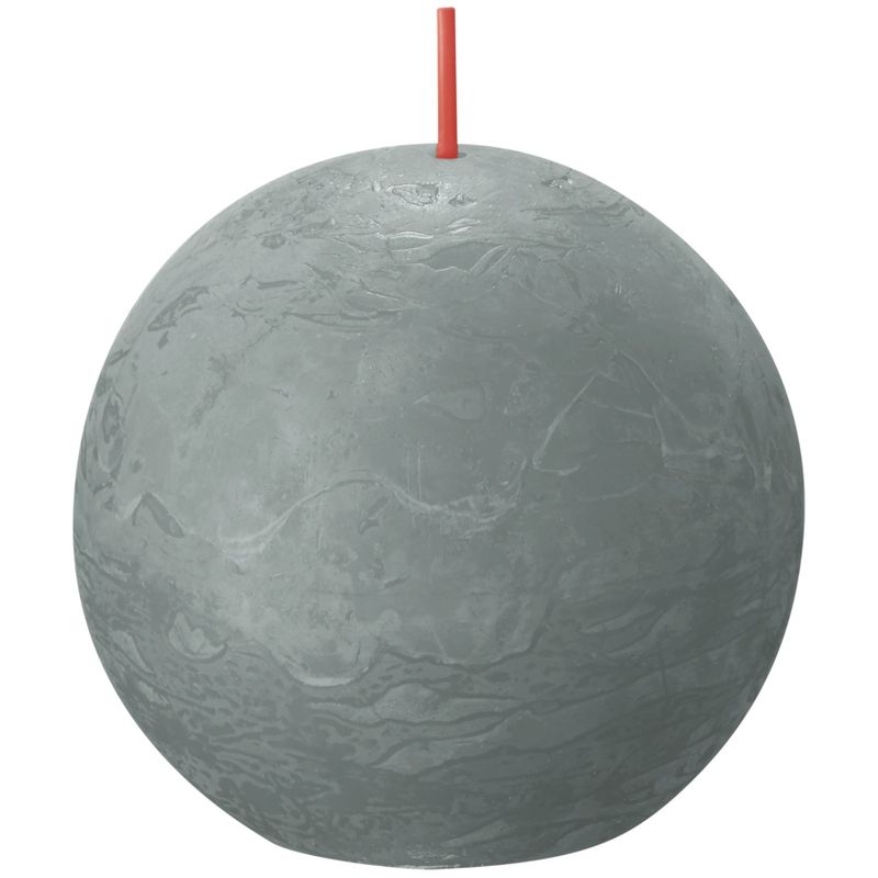 Bolsius Rustic Ball Candle 76mm Eucalyptus Green