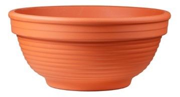 Natural Terracotta Bowl 19.62x9.63cm - terracotta bowl planter for indoor and outdoor use