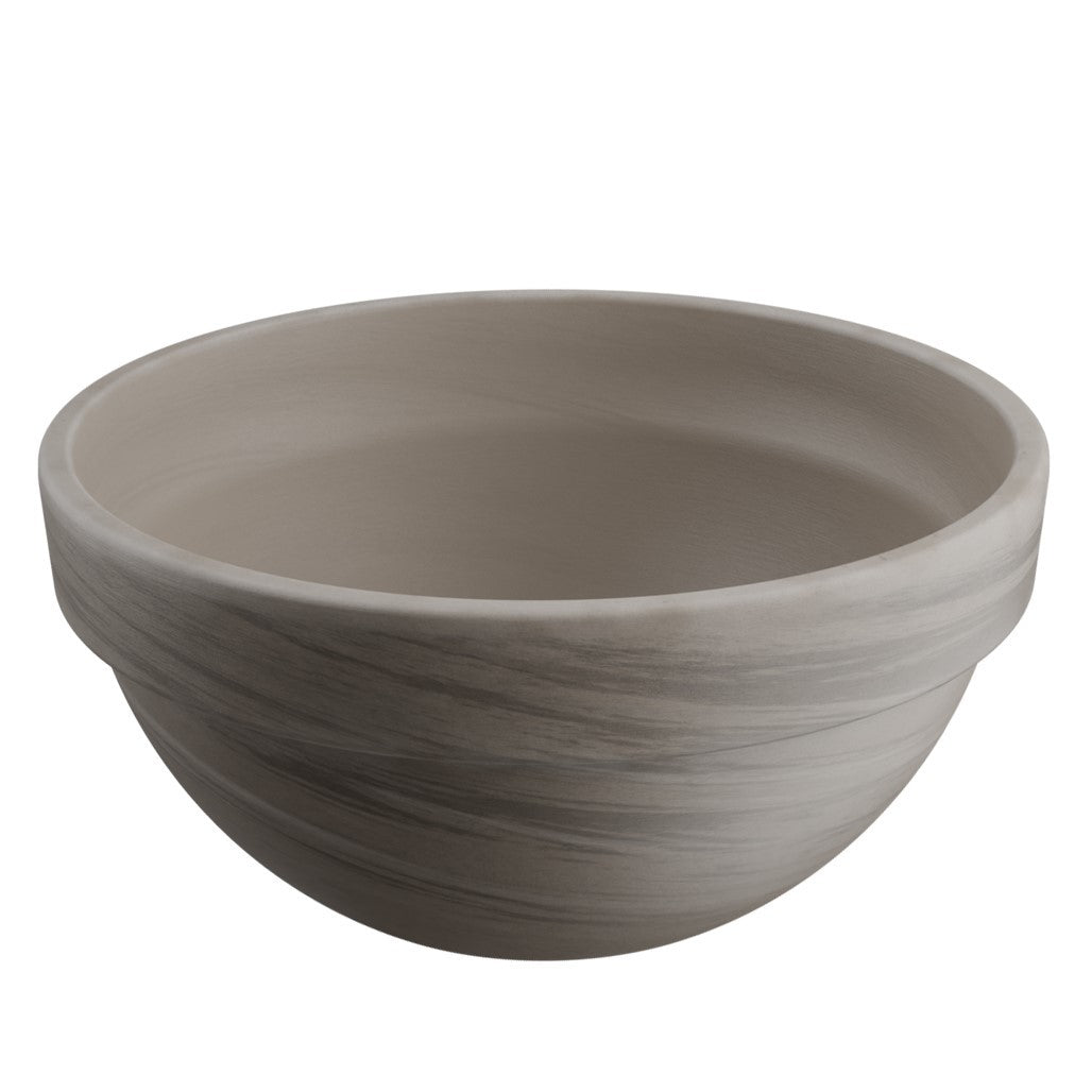 Levy Basalt Terracotta Bowl 30x14cm - terracotta bowl planter for indoor and outdoor use