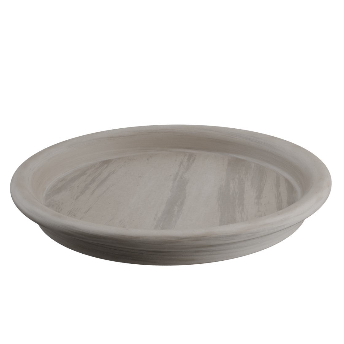 Basalt Umbra Saucer 32x4cm - basalt saucer for indoor and outdoor use