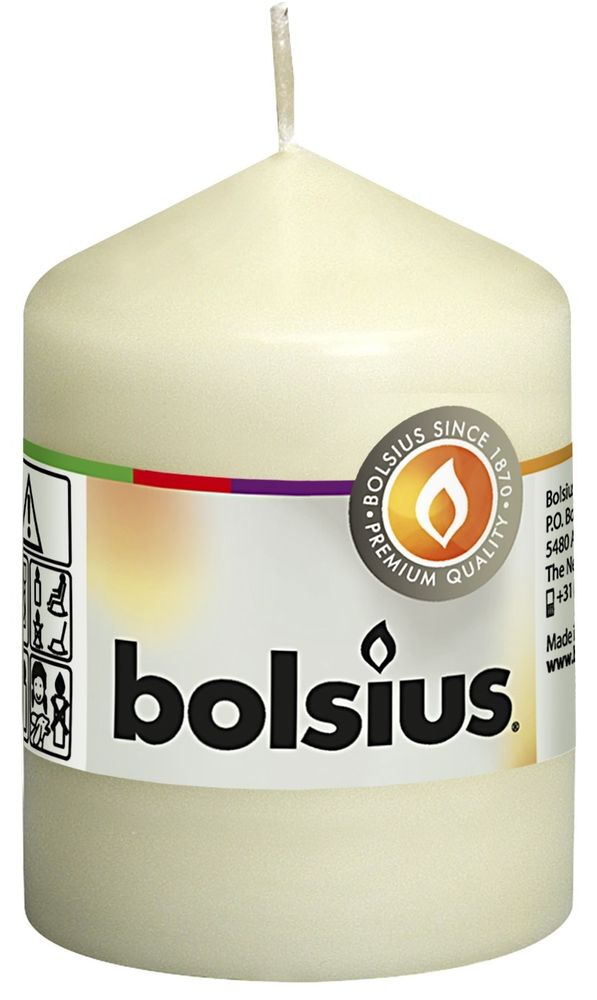 Bolsius Pillar Candle Ivory 80/60mm