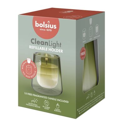 Bolsius Clean Light Starter Kit Gardenia & Fig