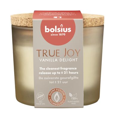 Bolsius True Joy Glass Vanilla Delight
