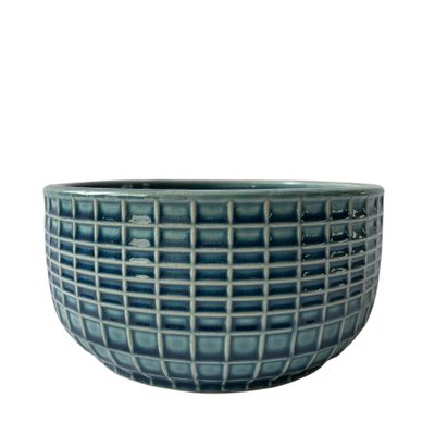 Hortus Braga Pot - Blue/Green - Dia 20.5 x H10cm