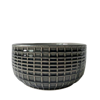 Hortus Braga Pot - Grey - Dia 20.5 x H10cm