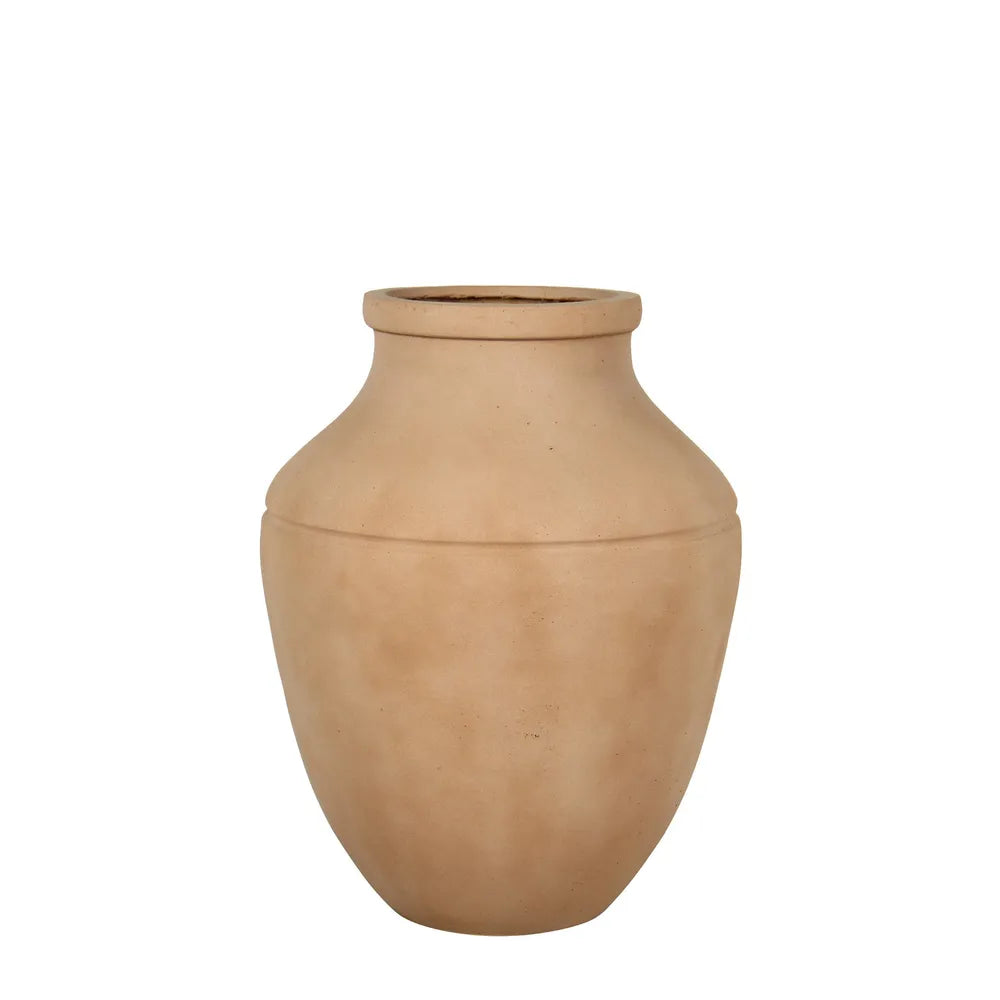 Hortus Classic Sardinia Olive Pot - Medium H68x53cm - fibreglass stone-effect olive jar planter for indoor and outdoor use