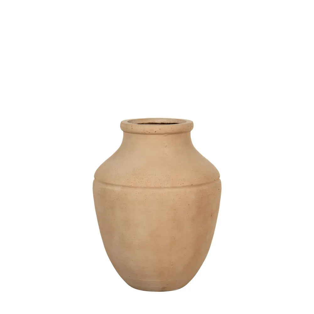 Hortus Classic Sardinia Olive Pot Small H51x40cm - fibreglass stone-effect olive jar planter for indoor and outdoor use