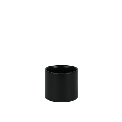 Hortus So?a Ceramic Pot - Matt Black -Dia 8 x 7cm