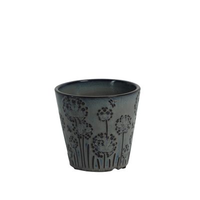 Hortus Lithgow SeedHead Pot - Green - Dia13 x H12cm