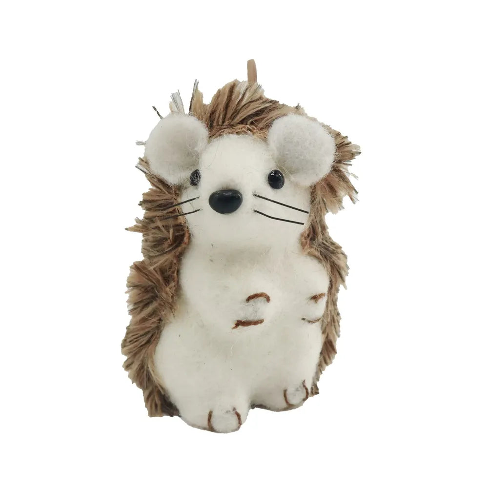 Sitting Hedgehog Ornament - H9cm