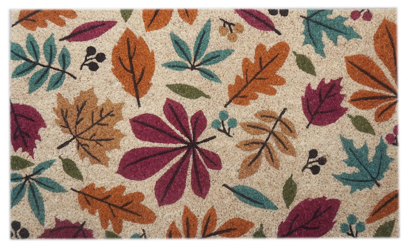 Doormat - Autumn Leaf Print - 45x75cm