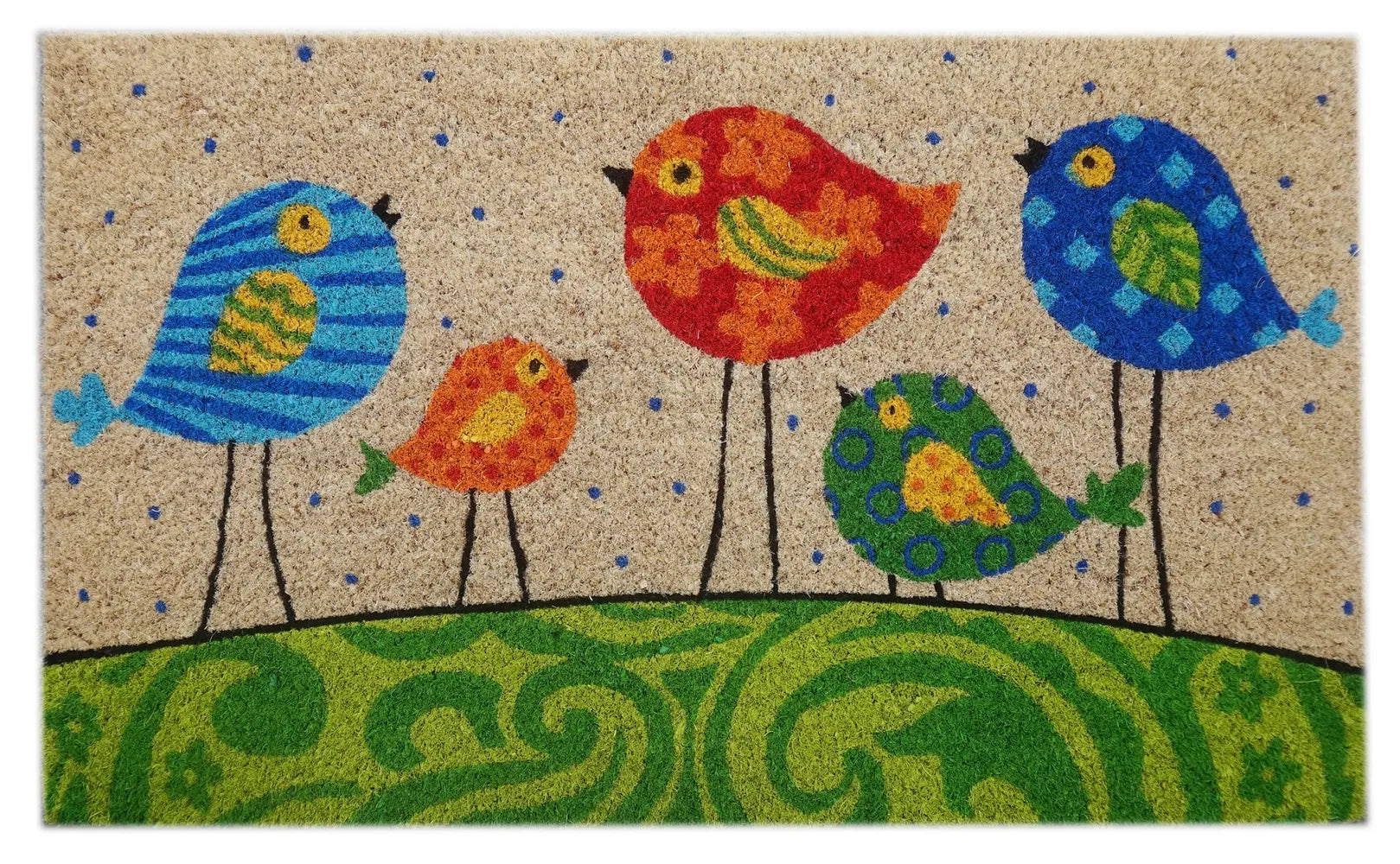 Doormat - Colourful Birds - 45x75cm