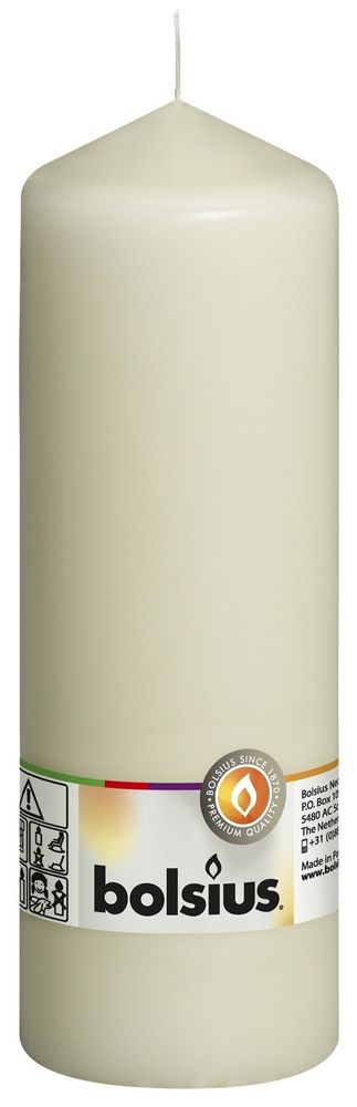 Bolsius Pillar Candle Ivory 200/70mm