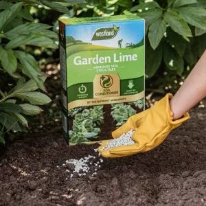 Garden Lime being applied