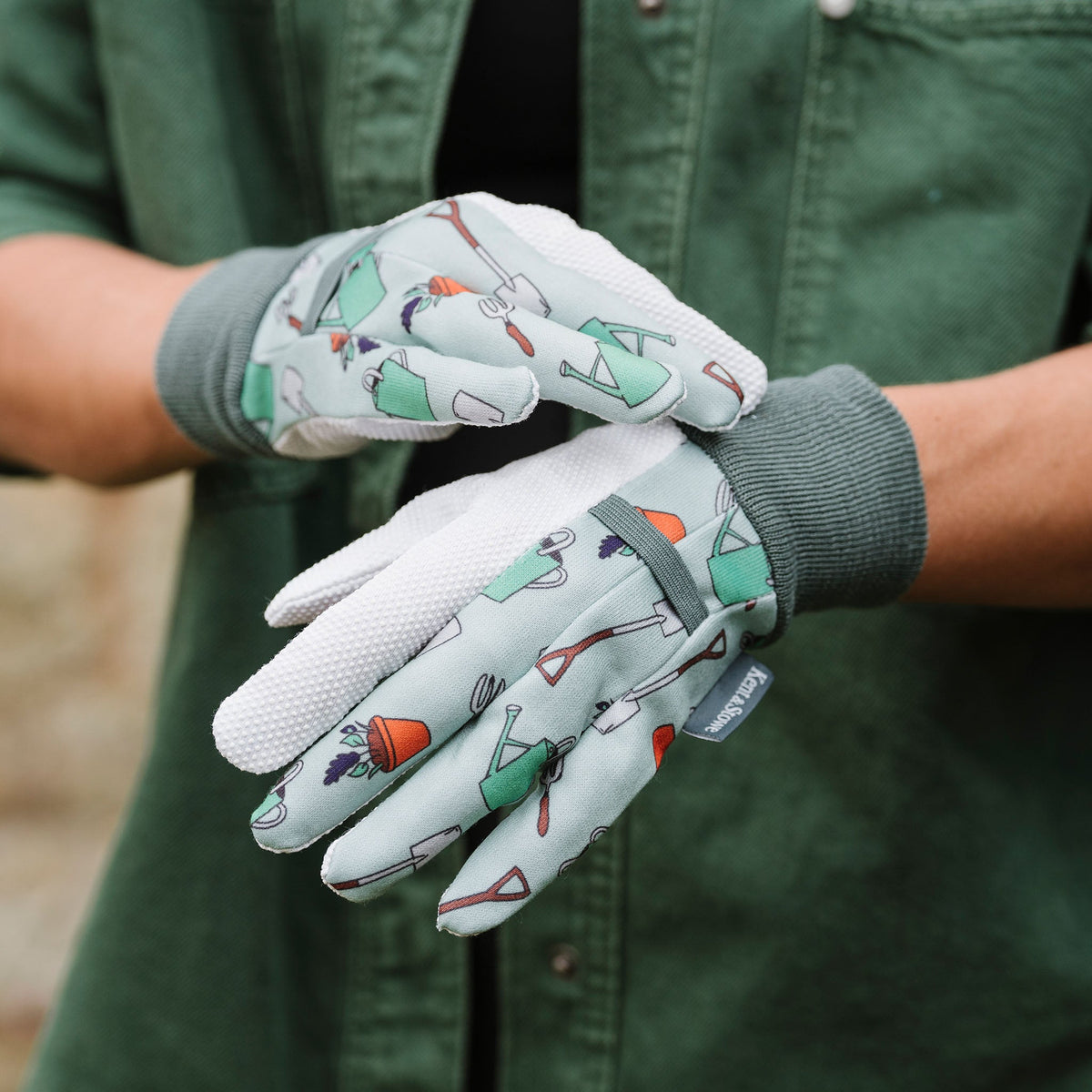 Kent & Stowe Garden Icons Cotton Gloves detail