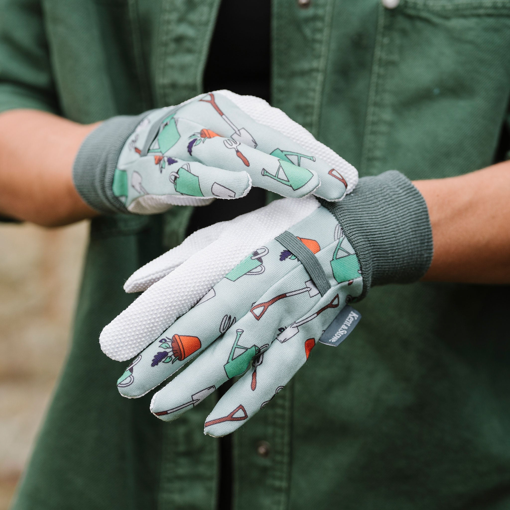 Kent & Stowe Garden Icons Cotton Gloves detail