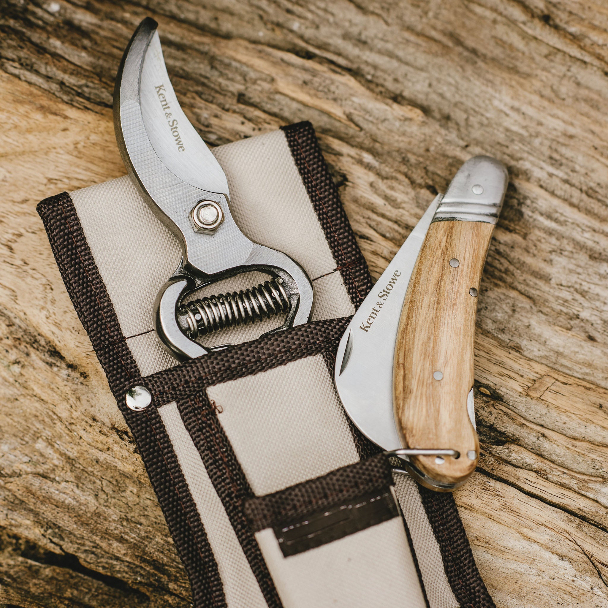 Kent & Stowe Pruning Knife folded