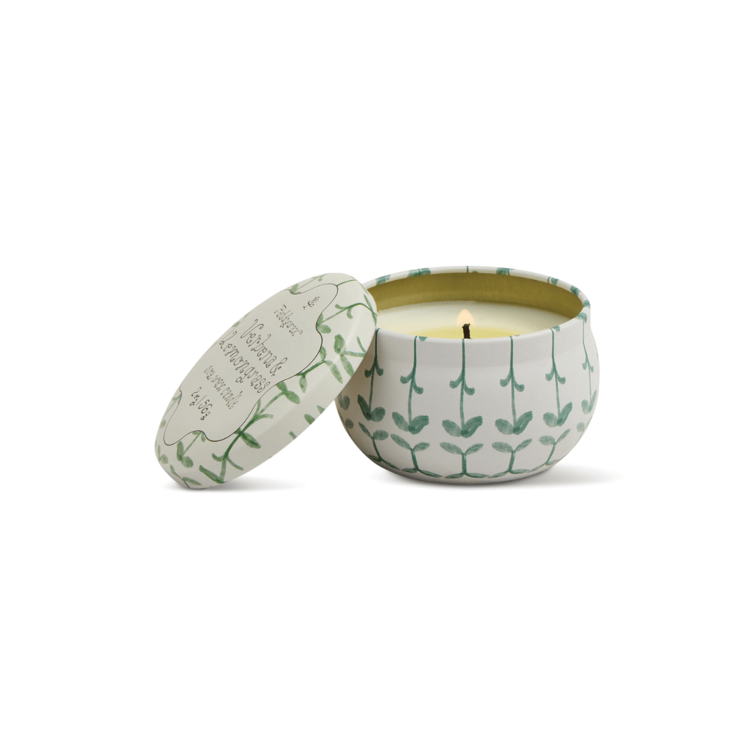 Tulip Verbena & Lemongrass Tin Candle